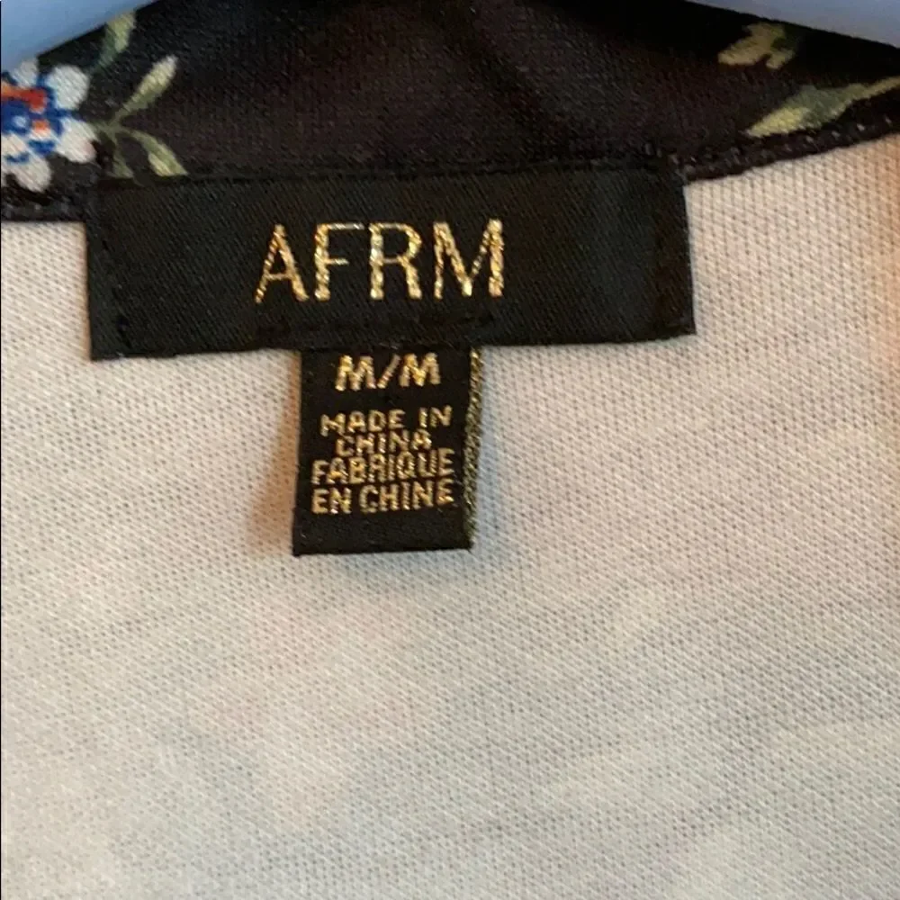 AFRM Vintage Arrive Print Track Jacket Size Medium